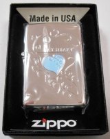 画像: プレゼントに・・ラブラブ！銀加工ミラー  ＩＶＹ ＨＥＡＲＴ　ＺＩＰＰＯ！新品