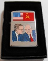 画像: ★米ソ首脳会議 ブッシュ＆ゴルバチェフ 記念 １９９０年９月製 ZIPPO！未使用品