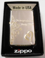 画像: お洒落な・・Jewelry Heart！シルバー＆ゴールド ZIPPO！新品