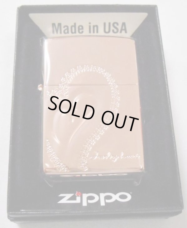 画像1: お洒落な・・Jewelry Heart！きれいな・・ピンクゴールド ZIPPO！新品