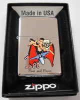 画像: ☆一番！1st 美女＆どくろ＆戦闘機！２００６年 First and Finest Zippo！新品。