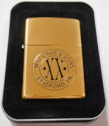 画像: ☆ナイフのケース社 W.R.CASE & SONS XX ２００６年 BRASS ZIPPO！新品