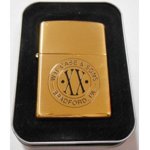 画像: ☆ナイフのケース社 W.R.CASE & SONS XX ２００６年 BRASS ZIPPO！新品