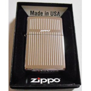 画像: ★お洒落な・・ストライプ！エンジンターン USA ＃２５０ ２００９年 ZIPPO！新品