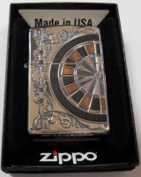 画像: ☆豪華！ダーツ！ＤＡＲＴＳ GAMES シルバー古美 両面デザイン ２０１４年 ＺＩＰＰＯ！新品