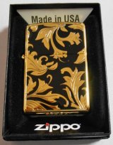 画像: ☆豪華！輝く・・ゴールドプレート＆ブラック！両面 OLD FASHION ２０１４年 ZIPPO！新品