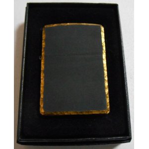 画像: ★黒 ゴムラバー！BLACK RUBBER！ゴールドプレート ２００７年 ZIPPO！新品