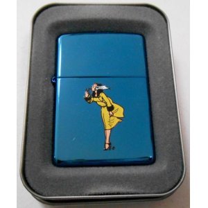 画像: ☆Windy！ウィンディ 色鮮やかな・・サファイアブルー！イエロードレス ２００４年８月 Zippo！新品