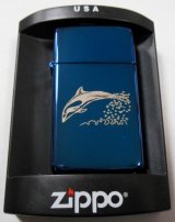 画像: ☆イルカ！スリム ＤＯＬＰＨＩＮ サファイアブルー ２００３年　SLIM ＺＩＰＰＯ！新品A