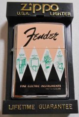 画像: ☆Fender USA！フェンダー １９５７/５８年 カタログ・デザイン １９９７年 ZIPPO！新品