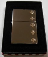 画像: ☆１９３７ レプリカ 渋い・・ブラック！クロスデザイン！２００３年 ZIPPO！新品