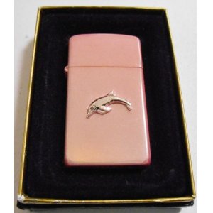 画像: ☆イルカ！スリム シルバーＤＯＬＰＨＩＮ ピンクパール ２００４年 SLIM ＺＩＰＰＯ！新品