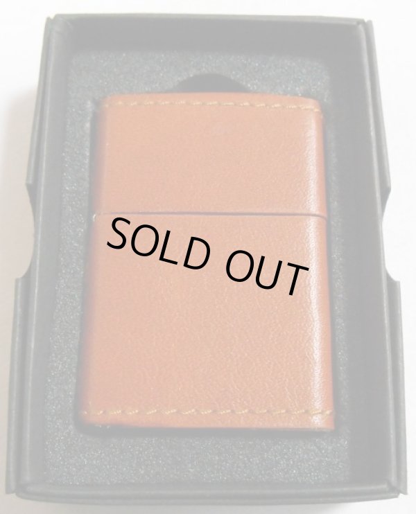 画像1: ★革巻 ブラウンレザー！☆SILVER ９２５ メタルボトム仕様 ２００４年１月 ＺＩＰＰＯ！新品