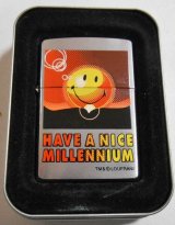 画像: ☆いつも・・ニコニコ！スマイリー ＳＭＩＬＥＹ ミレニアム記念 ２０００年３月＃２００ ZIPPO！新品