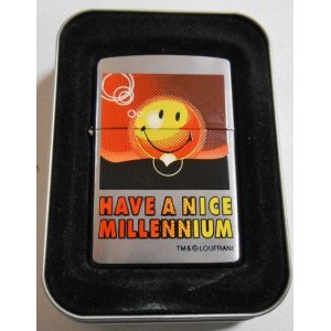 画像: ☆いつも・・ニコニコ！スマイリー ＳＭＩＬＥＹ ミレニアム記念 ２０００年３月＃２００ ZIPPO！新品