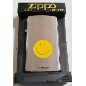 画像: ☆いつも・・ニコニコ！スマイリー ＳＭＩＬＥＹ スリム ２０００年 SLIM ZIPPO！新品