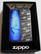 画像: Fender USA！フェンダー ☆ネオンブルー ２０１５年 BLACK ZIPPO！新品