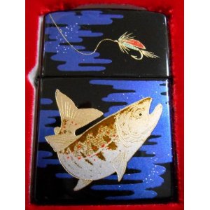 画像: ☆豪華！BASS バス！伝統工芸 本金蒔絵 漆塗り 桐箱入り  １９９７年 ＺＩＰＰＯ！新品