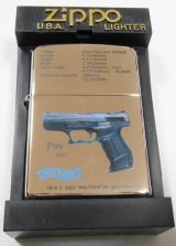 画像: ☆WALTHER！拳銃のワルサー P９９ １９９７モデル 銀加工 ２００２年 ZIPPO！新品