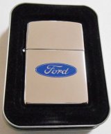 画像: ＦＯＲＤ！フォード オーバル・ブルーロゴ ２００２年 鏡面 ＺＩＰＰＯ！新品