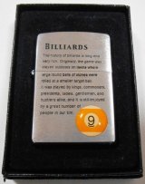 画像: ★ビリヤード！BILLIARDS ボール＃９！２００５年５月 ＃２００ ZIPPO！新品