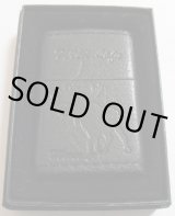 画像: ☆レアレザー！ヘラジカ（巨大鹿ムース）本革巻き ブラック ２００６年1月 ＺＩＰＰＯ！未使用品