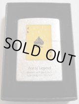 画像: ☆オールドトランプ！スペードのACE １９９９年５月 シルバーバレル ZIPPO！未使用品