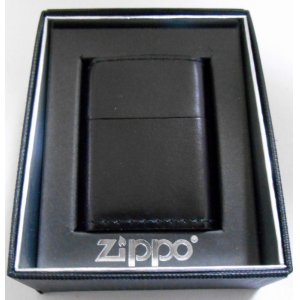 画像: ★渋い！コードバン！馬皮 革巻き ２００６年 Cordvan Black Zippo！ 新品