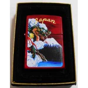 画像:  ☆Japan スカジャン！龍＆富士山 両面デザイン ２００３年 ＺＩＰＰＯ！新品