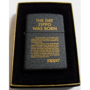 画像: ★全六面ブラック・クラックル！オールドデザイン２００２年 Black Crackle Zippo！新品A