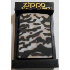画像: ★ミリタリー系！カモフラージュ・カラー ２０００年１月 ブラック系 ＺＩＰＰＯ！新品