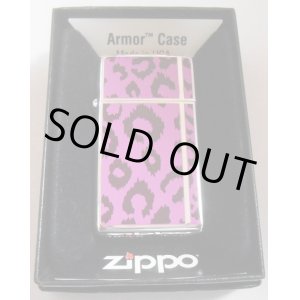 画像: ☆スリムアーマー！アニマル柄 ４面レオパード（豹）デザイン  ２０１０年 SLIM ARMOR ZIPPO！新品