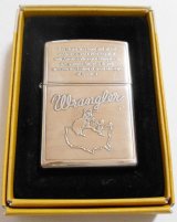 画像: ☆ラングラー！ジーンズ・ブランド Wrangler 銀加工 ２００１年１１月 ZIPPO！新品A