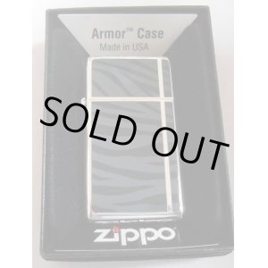 画像: ☆スリムアーマー！アニマル柄 ４面ゼブラ・デザイン ２０１０年 SLIM ARMOR ZIPPO！新品