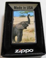 画像: 可愛い・・象さん！ブラックマット ２０１４年 USA ZIPPO！新品