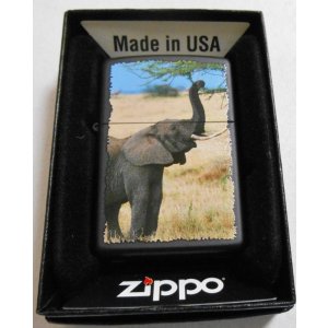 画像: 可愛い・・象さん！ブラックマット ２０１４年 USA ZIPPO！新品