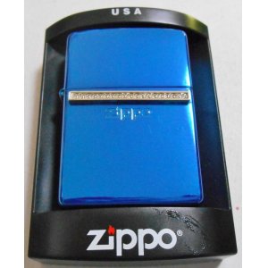 画像: ☆色鮮やかな・・青！ブルー・クリスタル１９個 ２００３年 ZIPPO！新品