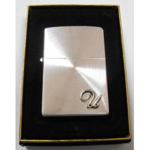 画像: ★イニシャル・・U　両面スピンデザイン！銀加工 ２００４年 ZIPPO！新品