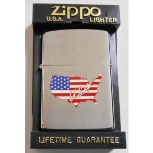 画像: ☆１９９５年９月製 アメリカ合衆国 星条旗デザイン ＃２００ ZIPPO！新品