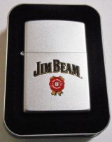 画像: ☆ジム・ビーム！JIM BEAM ２０００年２月製 サテンクローム  ＺＩＰＰＯ！新品