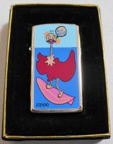 画像: ★Flamingo Surfer！サーフィンを楽しむ・・フラミンゴ！２０００年 SLIM ZIPPO 新品