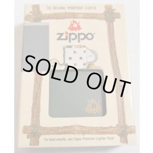 画像: ZIPPO OUT DOOR 焚き火マーク！モスグリーン　１９９９年　USA ZIPPO！新品