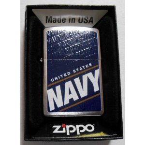 画像: ☆米軍 NAVY！海軍 ブルーデザイン！２０１０年 USA ＺＩＰＰＯ！新品