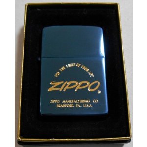 画像: ☆１９９５年５月製 味わい深い・・ブルーチタン！BLUE ZIPPO！新品