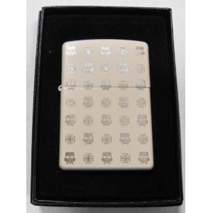 画像: ★SKULL & CROSS！スカル＆クロス ★７０デザイン アイボリー ２００５年 ZIPPO！新品