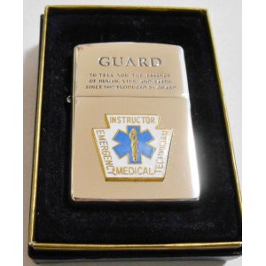 画像: ☆GUARD！人命救助 レスキュー ★STAR OF LIFE １９９８年７月  銀加工鏡面 ZIPPO！未使用品A