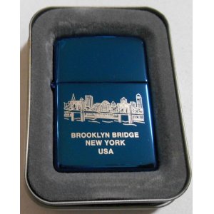 画像: ★BROOKLYN BRIDGE NY！サファイアブルー ２００４年 ZIPPO！新品 