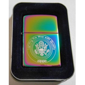 画像: ☆人気の・・スペクトラム！虹色 SPECTRUM アメリカン柄 ２００４年 ZIPPO！新品F