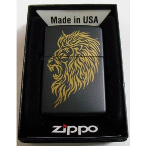 画像: ライオン！Lion King  ２０１６年 渋い・・BLACK USA ZIPPO！新品