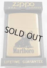 画像: ☆マールボロ！Marlboro １９９２年 カーボーイ Solid Brass Ｚｉｐｐｏ！新品